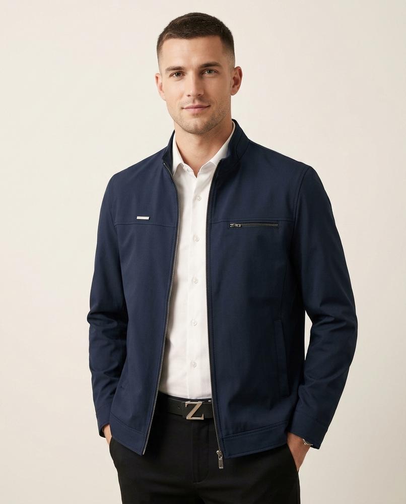Lands Fashion - Lohal | Zip-Up Stand-Collar Jacket Men