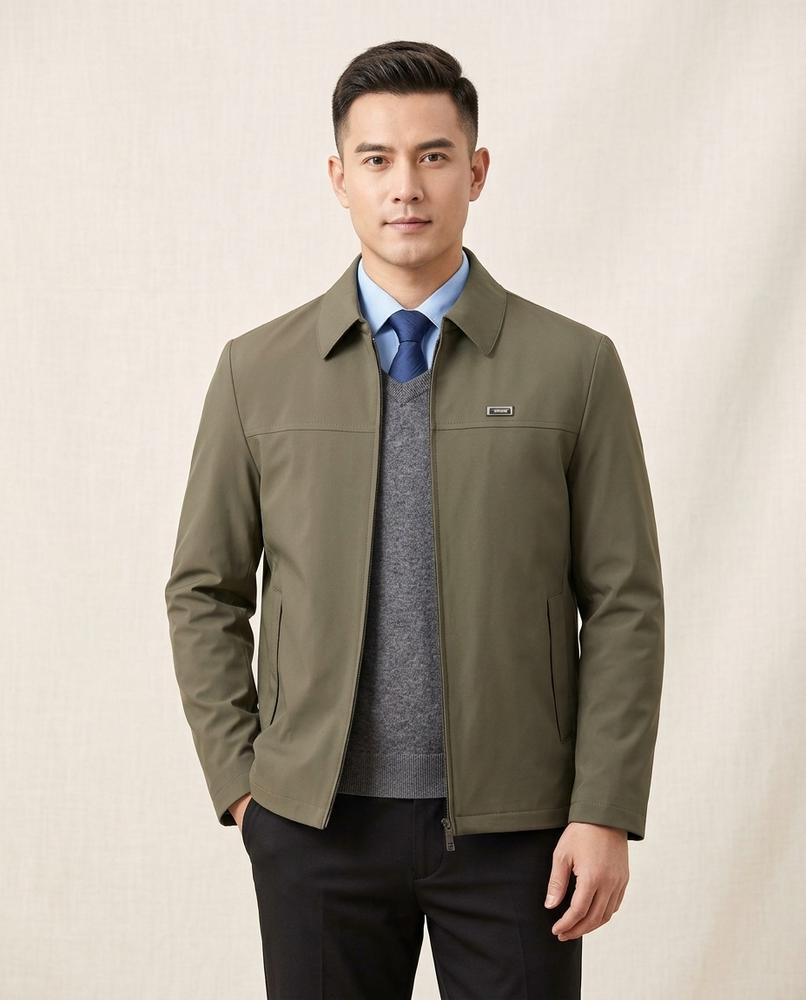 Lands Fashion - Lohal | Zip-Up Stand-Collar Jacket Men