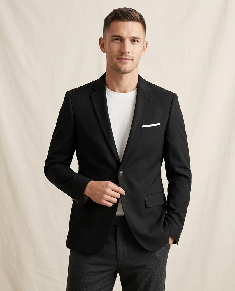 Lands Fashion - Nesin | Single-Breasted Tailored Blazer Men