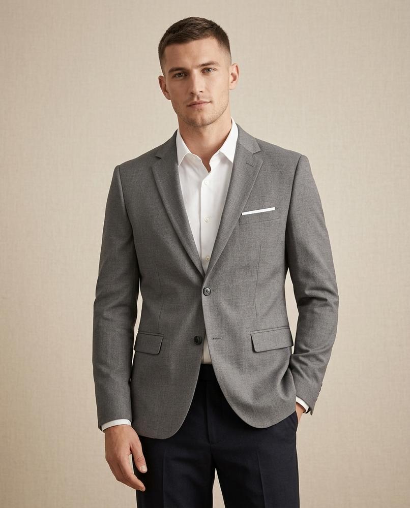 Lands Fashion - Nesin | Single-Breasted Tailored Blazer Men