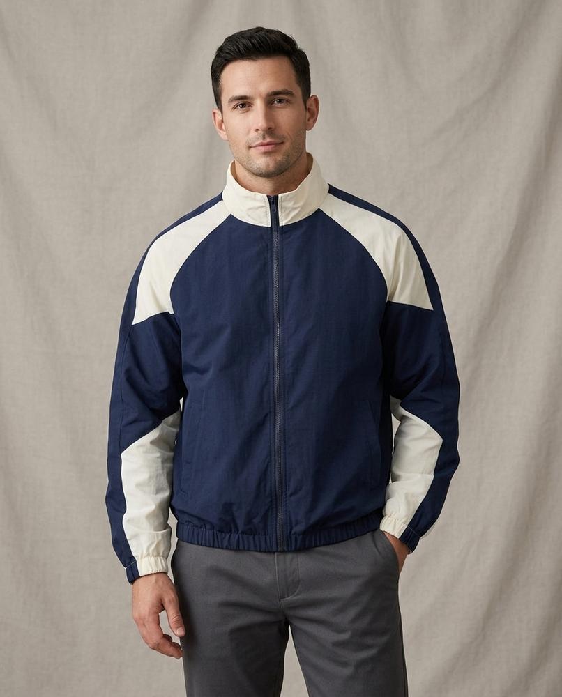 Lands Fashion - Mivar | Zip-Up Color-Block Jacket Men