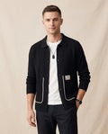 Lands Fashion - Tirev | Knitted Collared Knit Cardigan Men