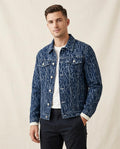 Lands Fashion - Keven | Printed Denim Jacket Men