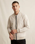 Lands Fashion - Rimin | Zip-Up Ribbed-Trim Jacket Men