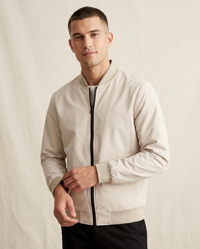 Lands Fashion - Rimin | Zip-Up Ribbed-Trim Jacket Men