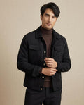 Lands Fashion - Vasen | Suede-Texture Buttoned Jacket Men