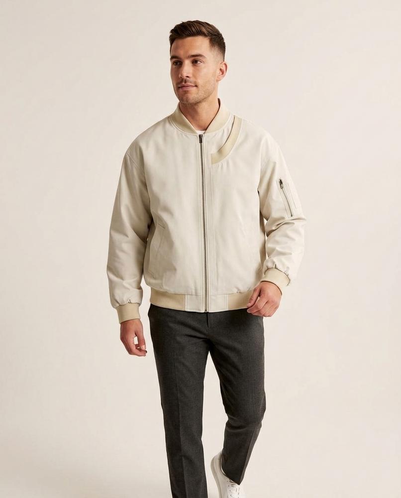 Lands Fashion - Velan | Zip-Up Lined Jacket Men