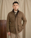 Lands Fashion - Dalar | Herringbone Lined Jacket Men