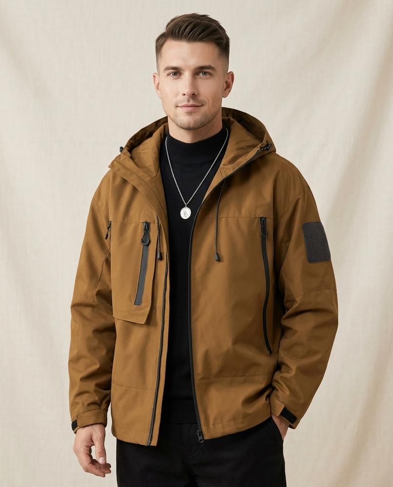 Lands Fashion - Karam | Hooded Windproof Jacket Men