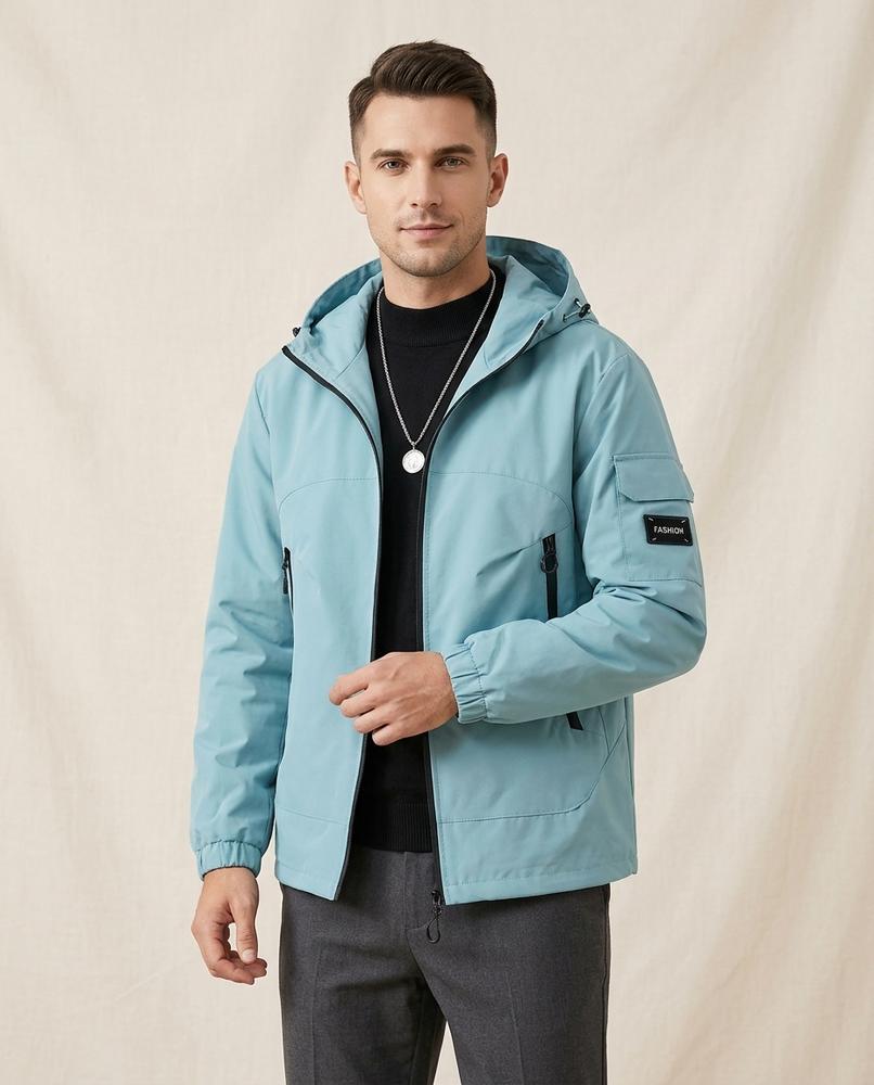 Lands Fashion - Karam | Hooded Windproof Jacket Men
