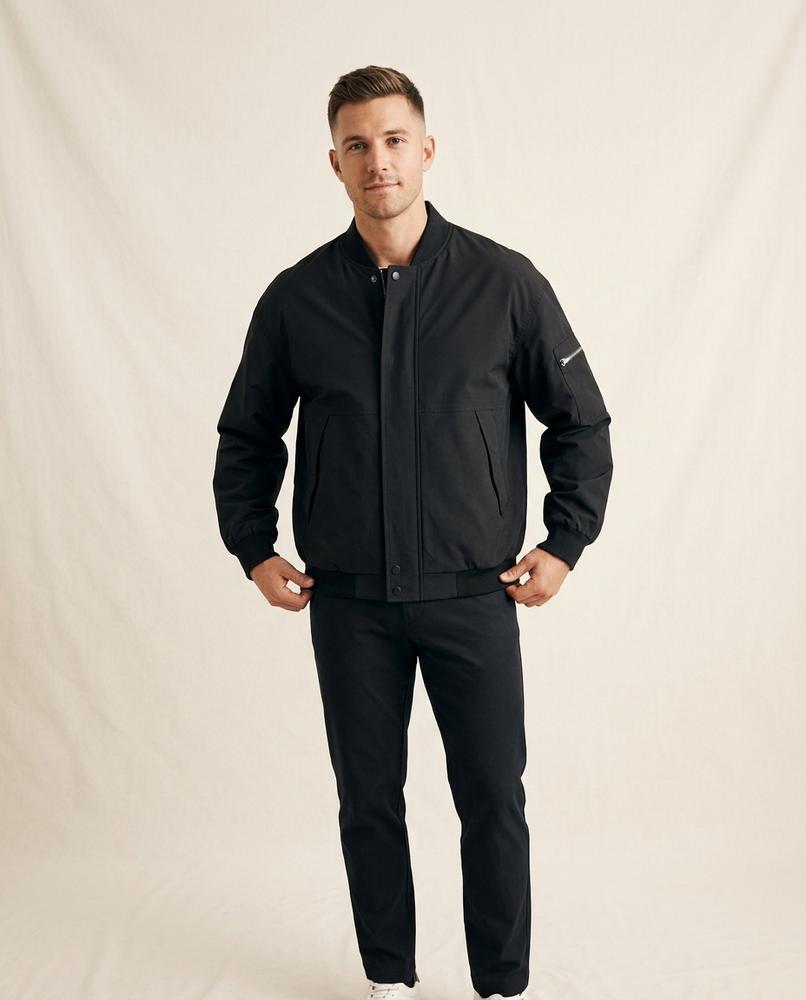 Lands Fashion - Misol | Snap-Button Rib-Knit Jacket Men