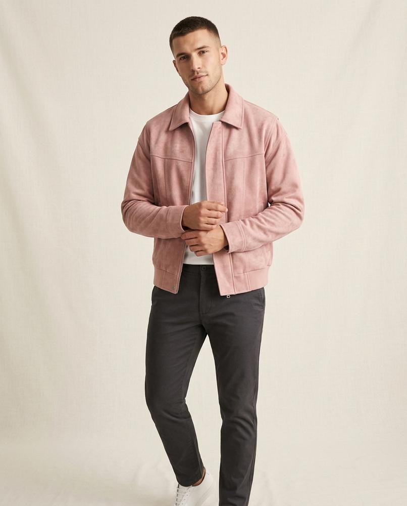 Lands Fashion - Lylom | Suede-Effect Zip-Front Jacket Men