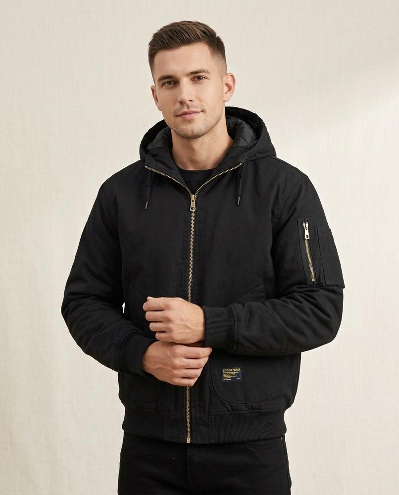 Lands Fashion - Tilor | Hooded Zip-Up Jacket Men