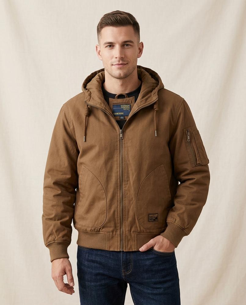 Lands Fashion - Tilor | Hooded Zip-Up Jacket Men