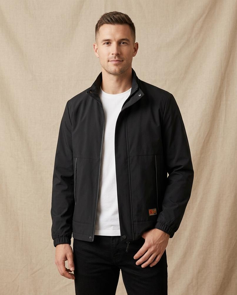 Lands Fashion - Seken | Zip-Up Stand-Collar Jacket Men