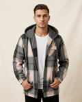 Lands Fashion - Lover | Plaid Hooded Jacket Men