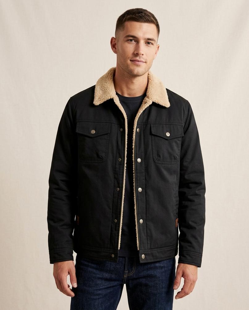 Lands Fashion - Kakar | Lined Snap-Button Jacket Men