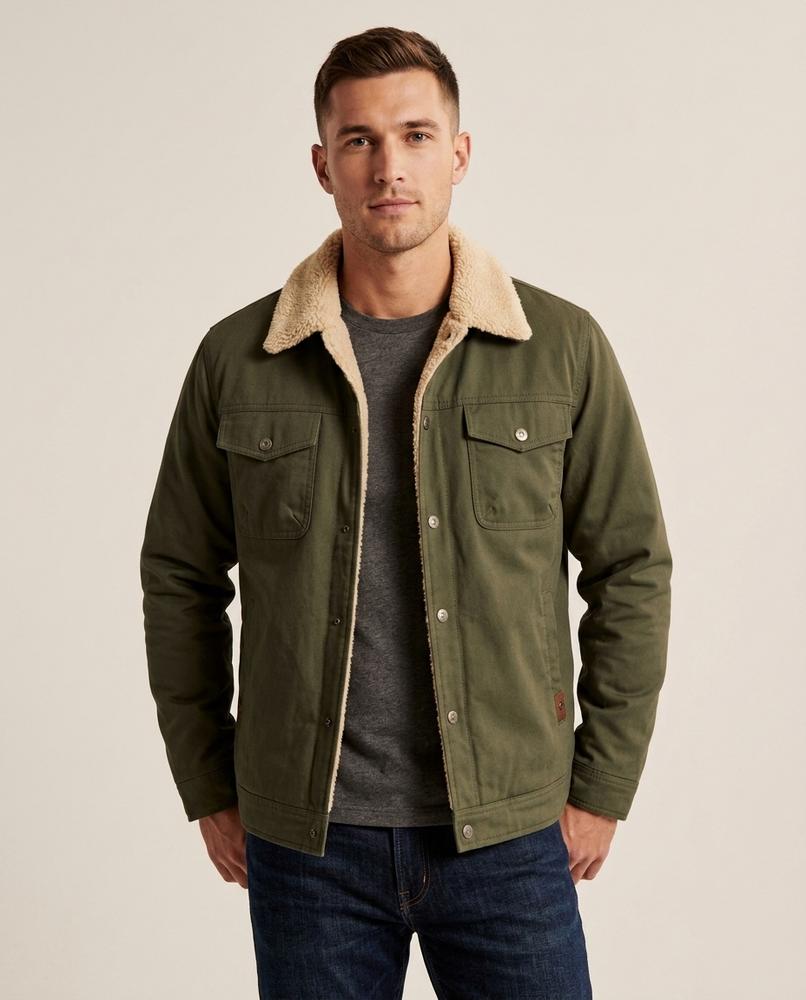 Lands Fashion - Kakar | Lined Snap-Button Jacket Men