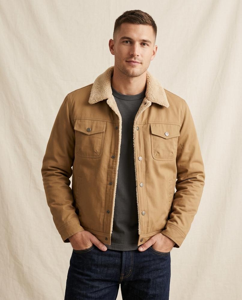 Lands Fashion - Kakar | Lined Snap-Button Jacket Men