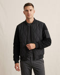 Lands Fashion - Comer | Quilted Mixed-Media Jacket Men