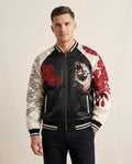 Lands Fashion - Yonal | Embroidered Satin Jacket Men