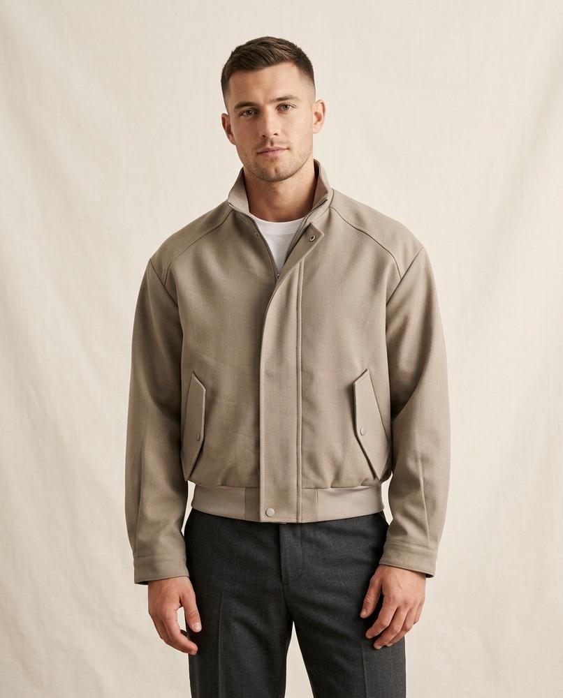 Lands Fashion - Zaven | Zip-Up Stand-Collar Jacket Men