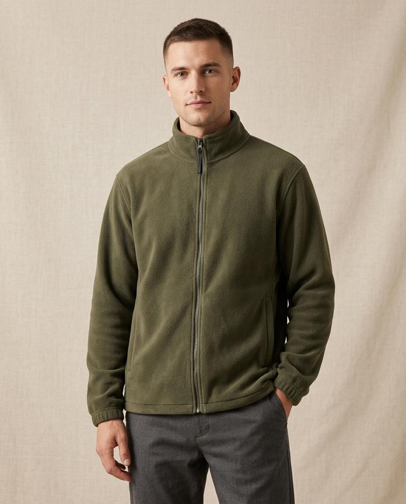 Lands Fashion - Tinor | Zip-Up Fleece Jacket Men