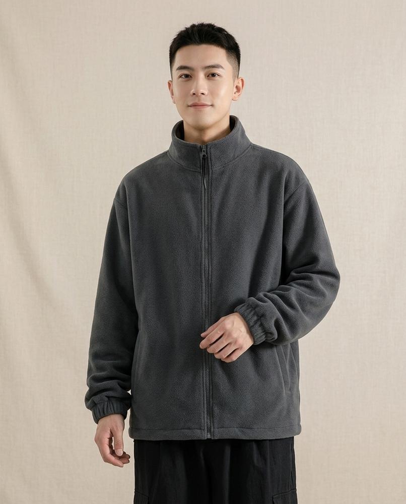 Lands Fashion - Tinor | Zip-Up Fleece Jacket Men