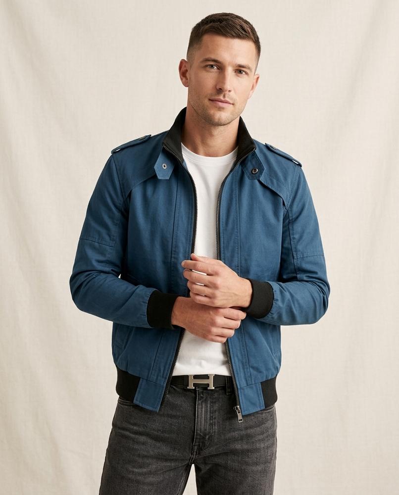 Lands Fashion - Vetir | Zip-Up Stand-Collar Jacket Men