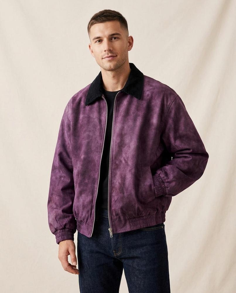 Lands Fashion - Lomel | Washed Corduroy-Collar Jacket Unisex