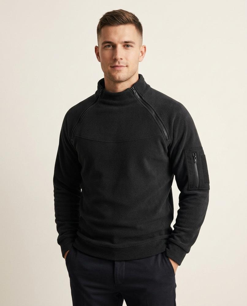 Lands Fashion - Vimar | Fleece High-Collar Sweatshirt Men
