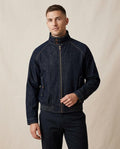 Lands Fashion - Noron | Dark-Wash Stand-Collar Denim Jacket Men