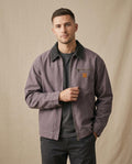 Lands Fashion - Arver | Zippered Contrast-Collar Jacket Men
