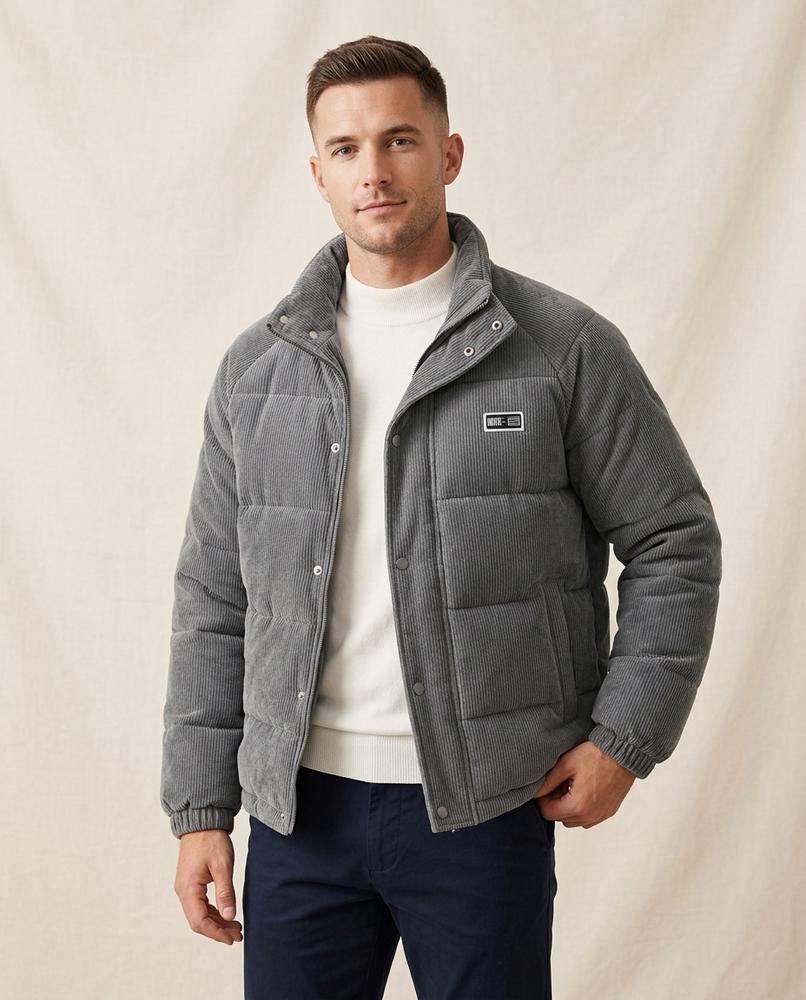 Lands Fashion - Radan | Corduroy Padded Jacket Men