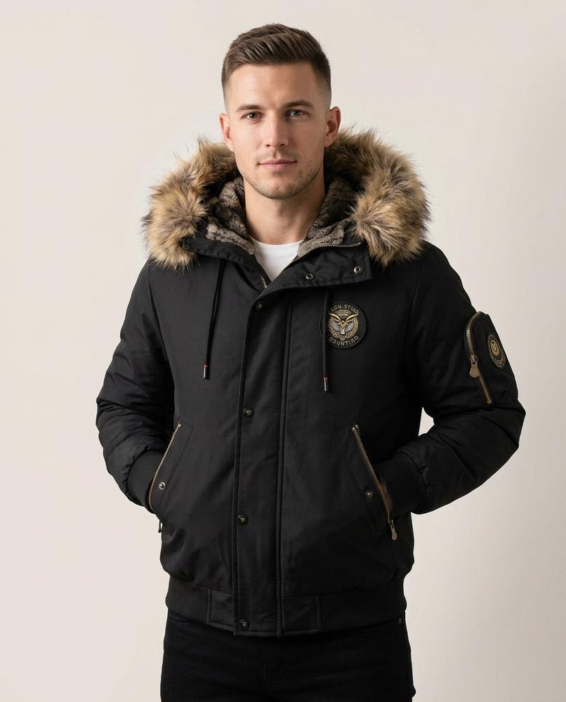 Lands Fashion - Zalor | Padded Hooded Jacket Men