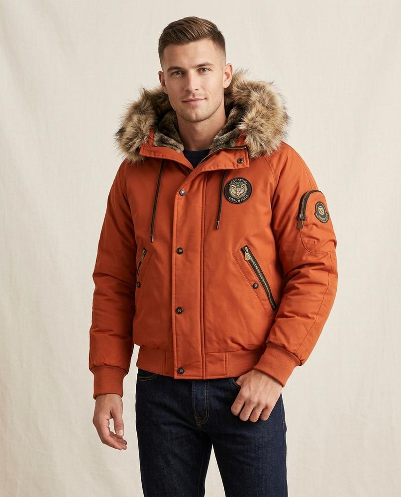 Lands Fashion - Zalor | Padded Hooded Jacket Men