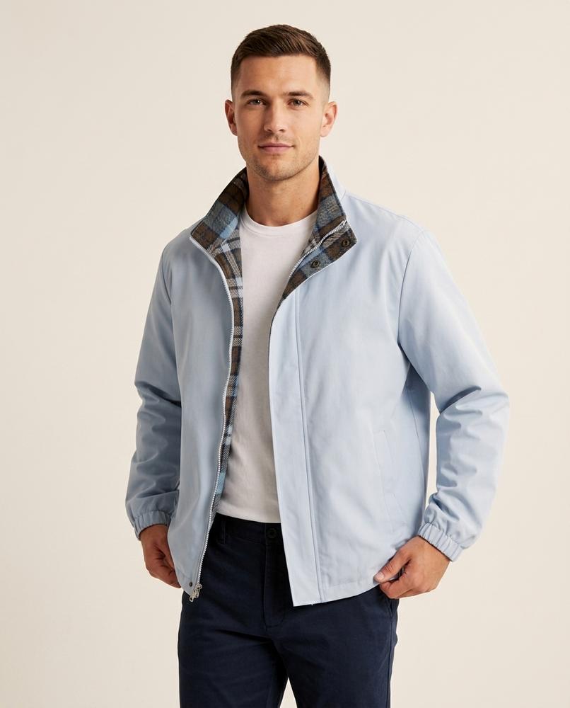 Lands Fashion - Miran | Zip-Up Plaid-Lined Jacket Men