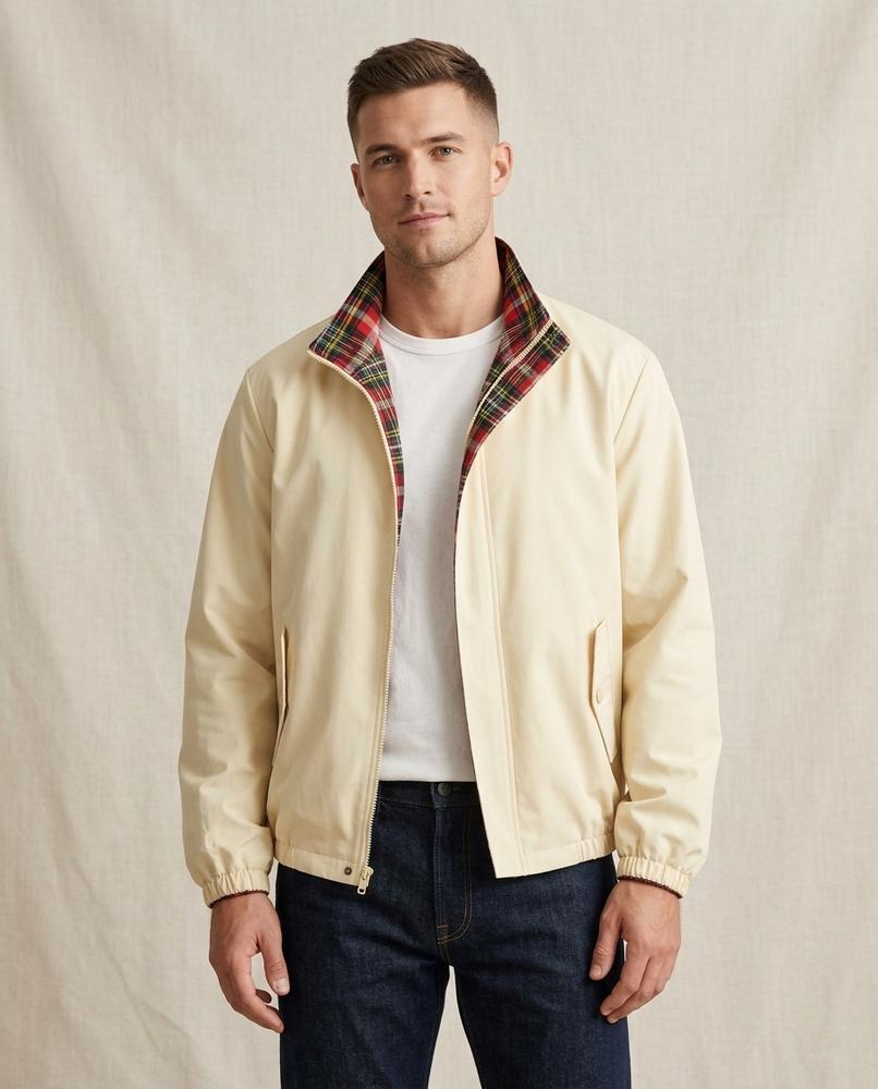 Lands Fashion - Miran | Zip-Up Plaid-Lined Jacket Men