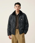 Lands Fashion - Kezan | Sherpa Collar Textured Jacket Men