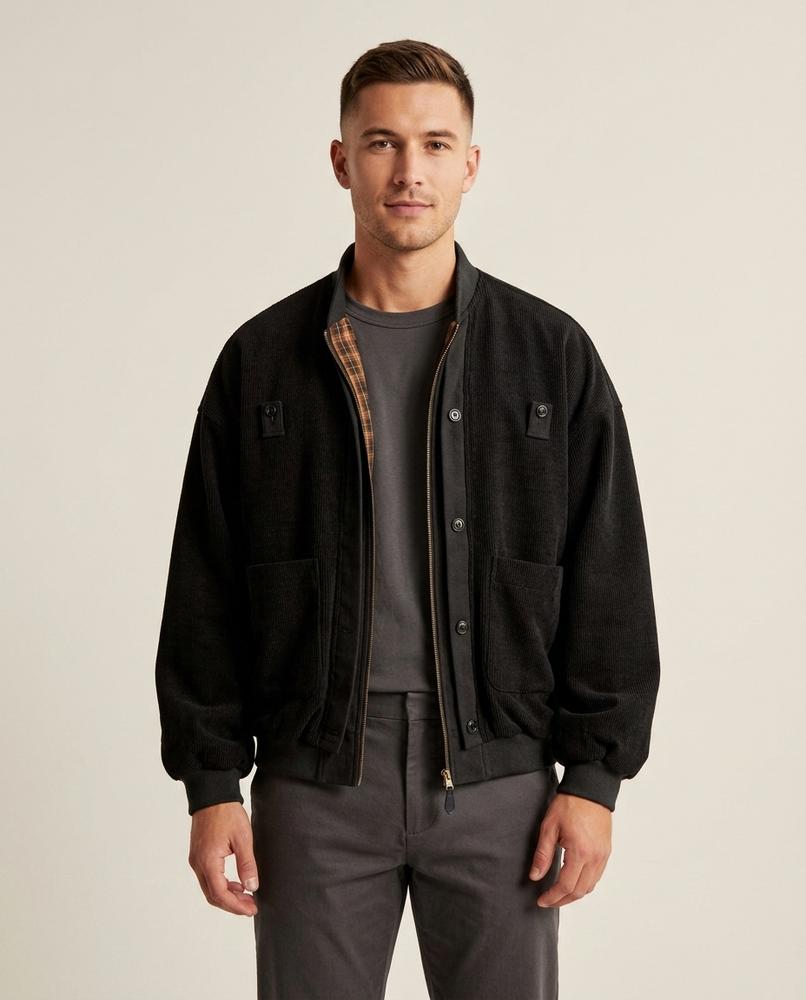 Lands Fashion - Lemer | Corduroy Oversized Jacket Men