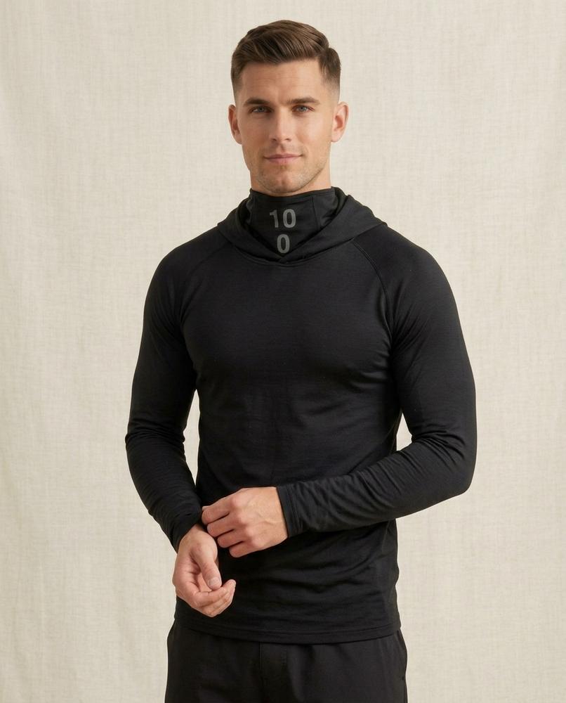 Lands Fashion - Rezur | Slim-Fit Long-Sleeved Hoodie Men
