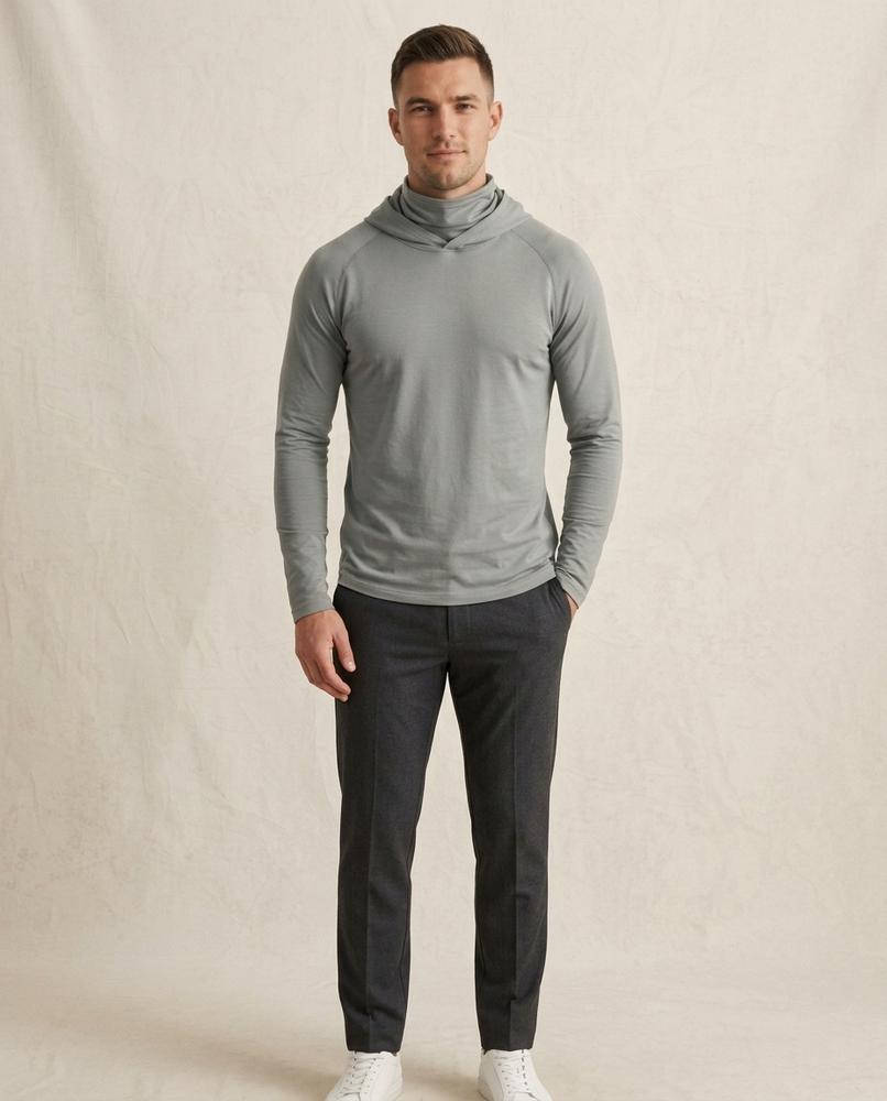 Lands Fashion - Rezur | Slim-Fit Long-Sleeved Hoodie Men