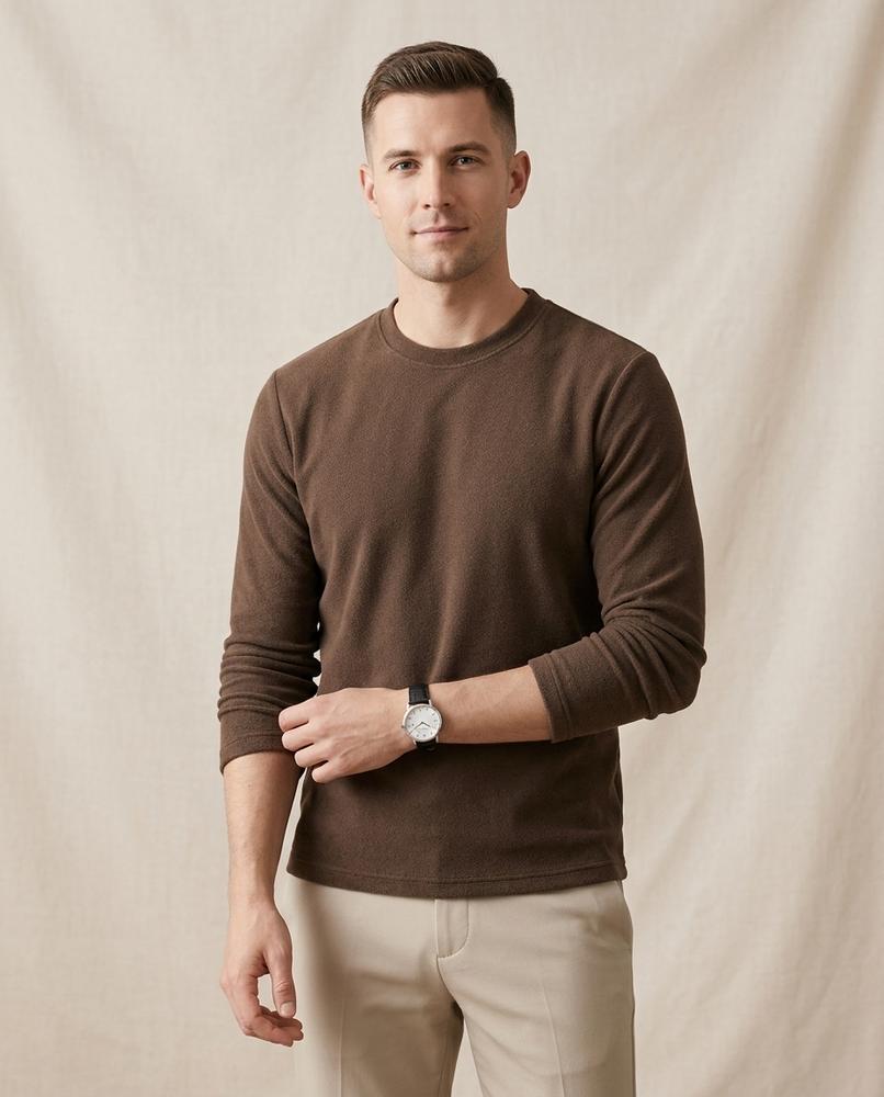 Lands Fashion - Sisud | Fleece Long-Sleeved Sweater Men