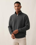 Lands Fashion - Revan | Waffle-Knit Quarter-Zip Sweater Men