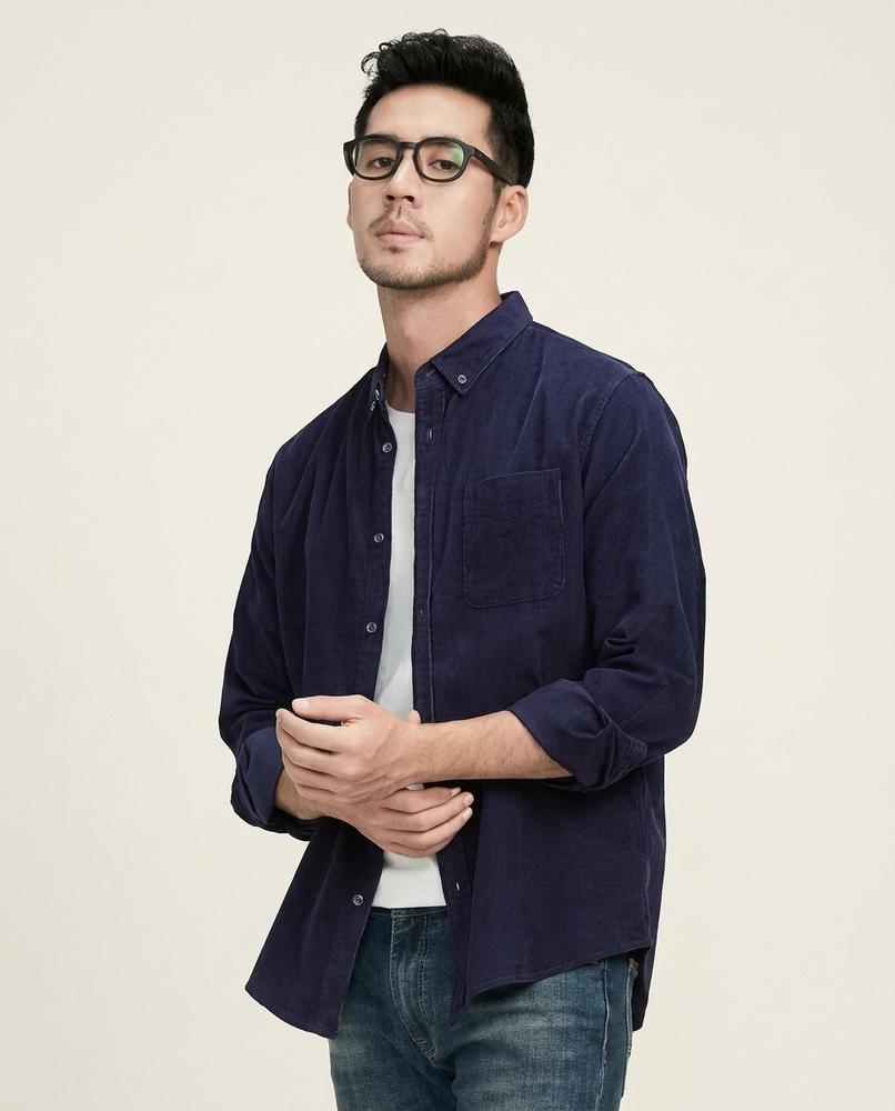 Lands Fashion - Vasun | Corduroy Button-Down Shirt Men