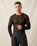 Lands Fashion - Zovov | Sheer Textured Top Men