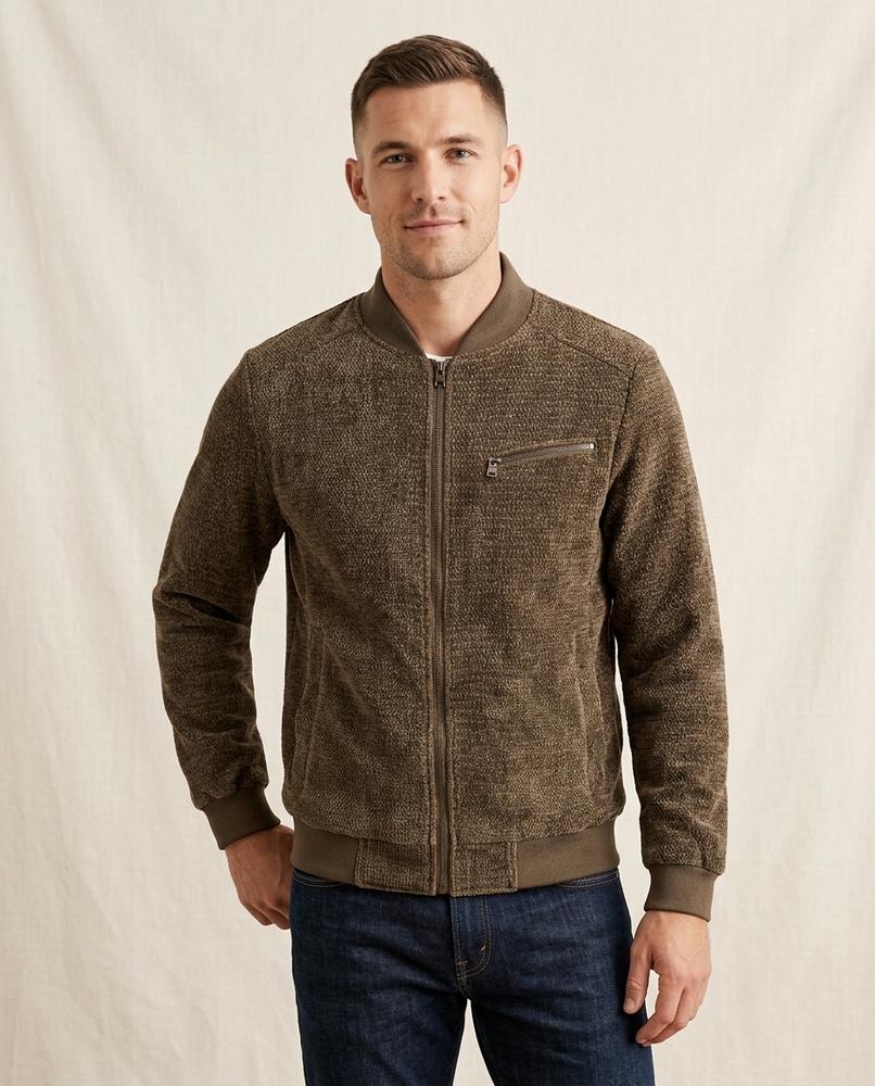 Lands Fashion - Tirel | Marled Zip-Up Jacket Men