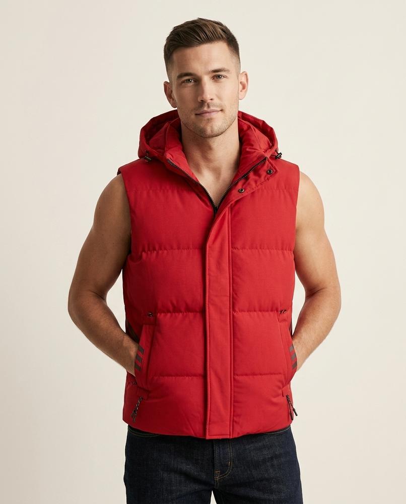 Lands Fashion - Lavin | Padded Hooded Vest Men