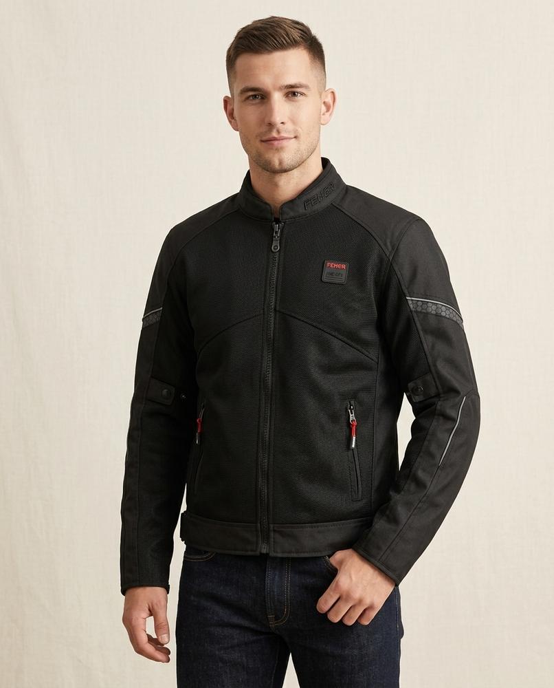 Lands Fashion - Viram | Ventilated Zip-Up Jacket Men