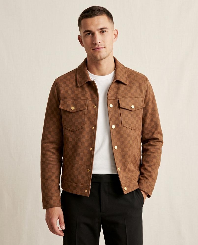 Lands Fashion - Mimer | Checkered Button-Front Jacket Men